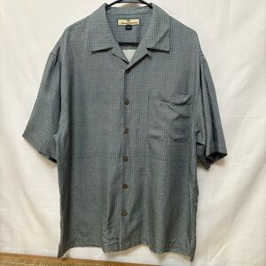 Tommy‎ Bahama 100% Silk Button-Up Shirt Size Large